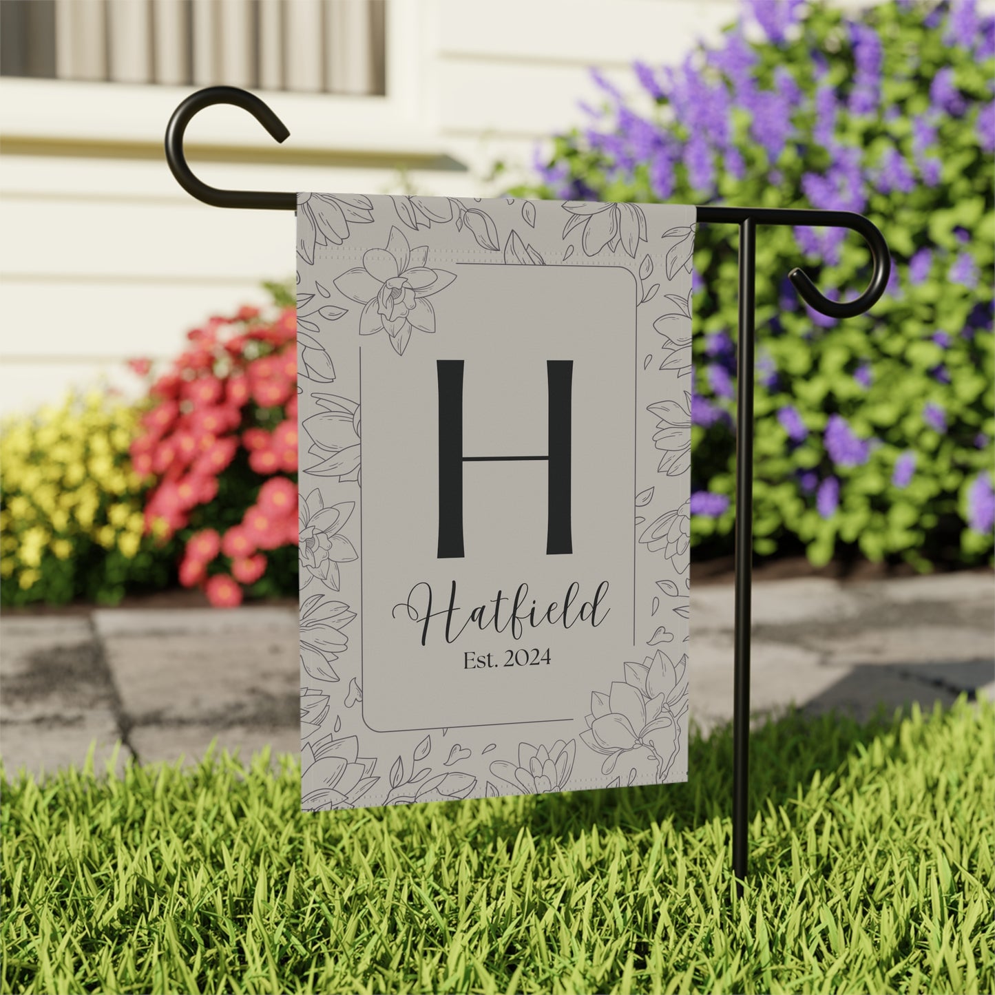 Personalized Garden Flag