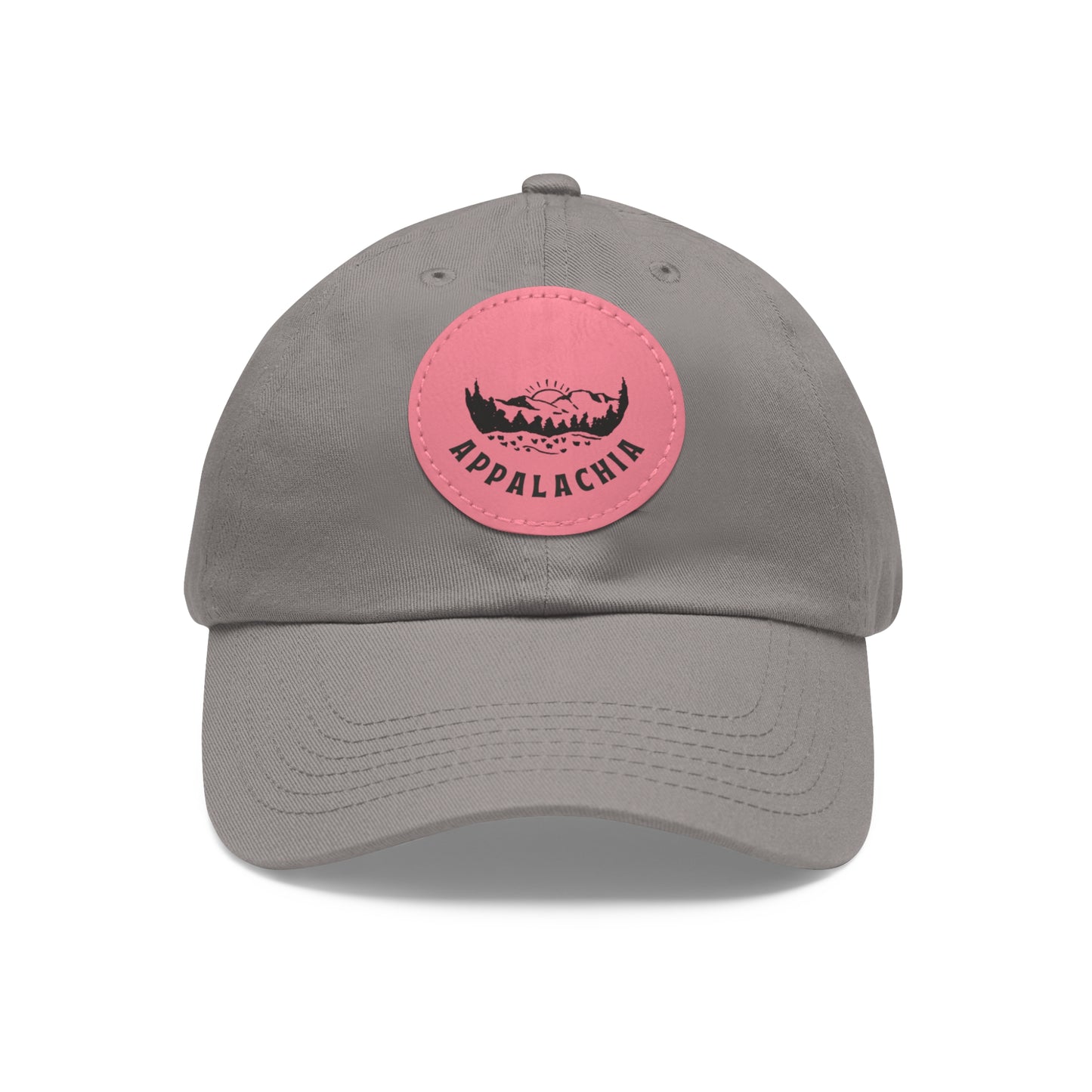 "Appalachia" Hat with Leather Patch (Round)