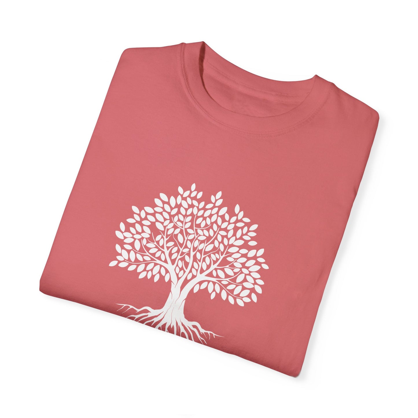 "Ask Me About My Roots" Relaxed Fit Cotton Tee