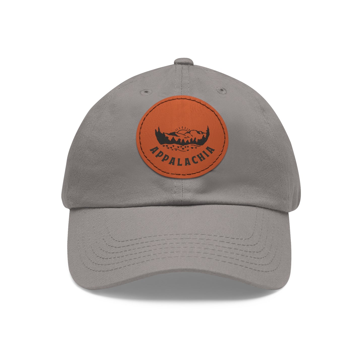 "Appalachia" Hat with Leather Patch (Round)