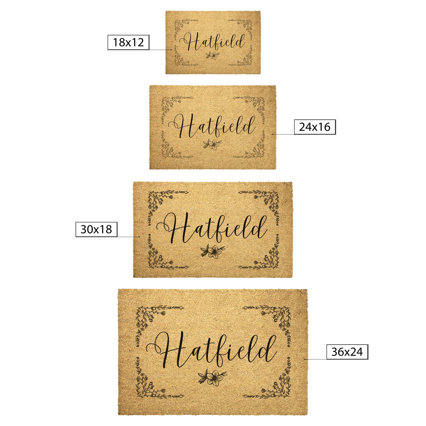 Personalized Door Mat